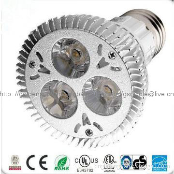 UL 3W Epistar  PAR20 LED spot light